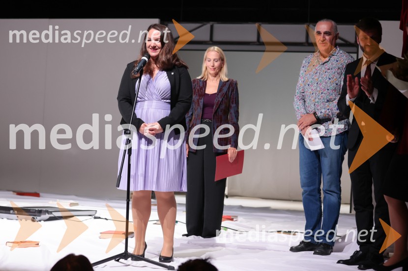  Manja Zorko, podžupanja, Mestna občina KranjPremiera Don Kihot in podelitev nagrad Julija, Prešernovo gledališče Kranj