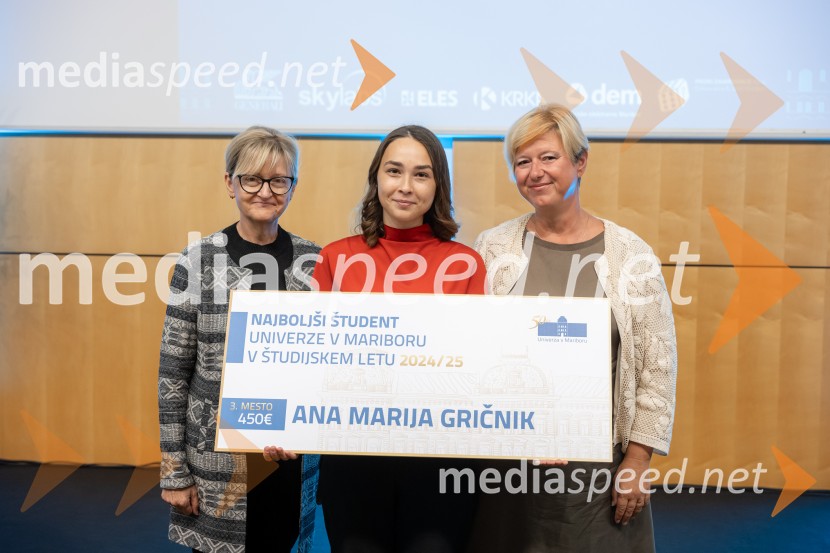  ... ;  Ana Marija Gričnik;  ... Najboljša študentka Univerze v Mariboru je Pia Žula