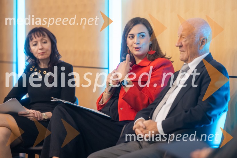 Doc. Dr. Mojca Tancer Verboten, glavni tajnik, Univerza v Mariboru;  Nomi  Hrast , prorektorica za študentska vprašanja Univerze v Mariboru;  prof. dr. Šime Ivanjko,  upokojeni predavatelj Pravne fakultete Univerze v MariboruUniverza v Mariboru ob 50-letnici predstavila znanstveno monografijo in poštno znamko