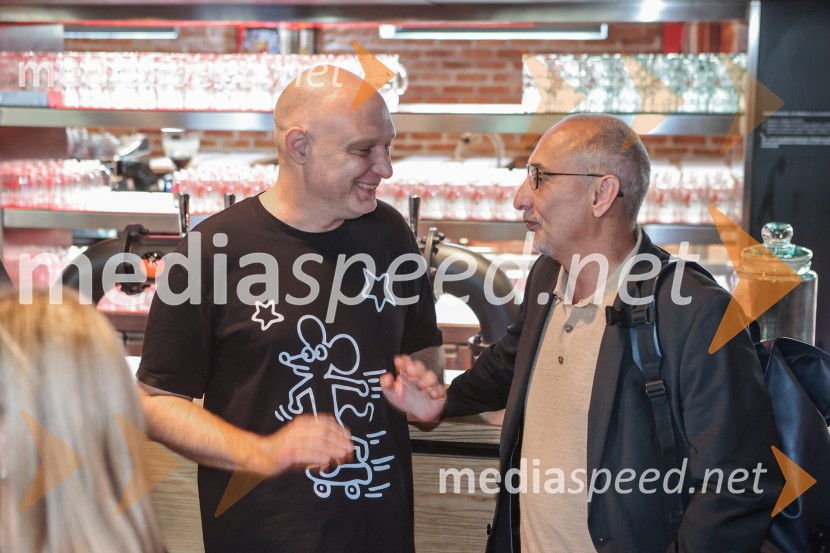  Mitja Čander, direktor, Beletrina;  Aleš Vesel, vodja trženja, BeletrinaFilmska priredba romana Belo se pere na devetdeset predstavljena na novinarski konferenci