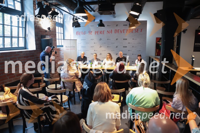 Filmska priredba romana Belo se pere na devetdeset predstavljena na novinarski konferenci
