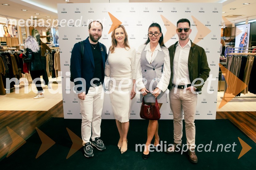  Dejan David Kemperl, urednik revije Golf Klub Premium;  ... ;  Anja Jenko, fotomodel;  ... Prenovljena Nama ponovno odprla svoja vrata