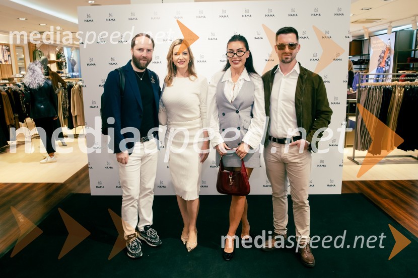  Dejan David Kemperl, urednik revije Golf Klub Premium;  Anja Jenko, fotomodel;  ... ;  ... Prenovljena Nama ponovno odprla svoja vrata