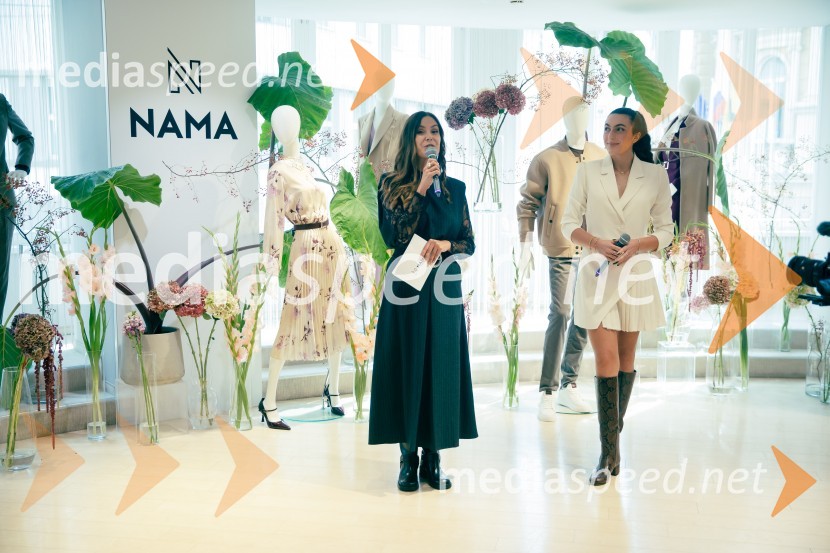  Ula  Furlan, igralka, voditeljica;  Francesca Borghetti, lastnica NamePrenovljena Nama ponovno odprla svoja vrata