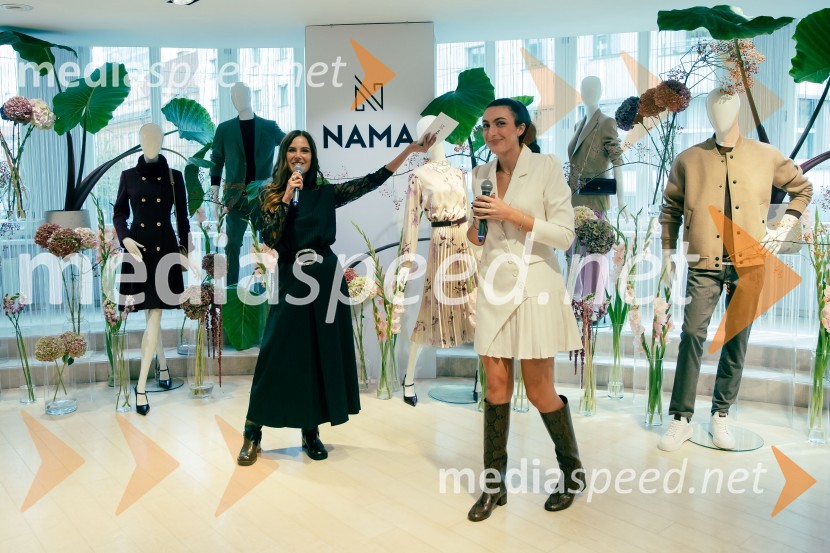  Ula  Furlan, igralka, voditeljica;  Francesca Borghetti, lastnica NamePrenovljena Nama ponovno odprla svoja vrata