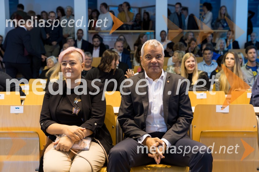 dr. Aida  Kamišalić Latifić,  Fakulteta za elektrotehniko, računalništvo in informatiko, Univerza v Mariboru;  Aleksander Saša Arsenovič, župan, Mestna občina MariborDan Univerze v Mariboru 2025