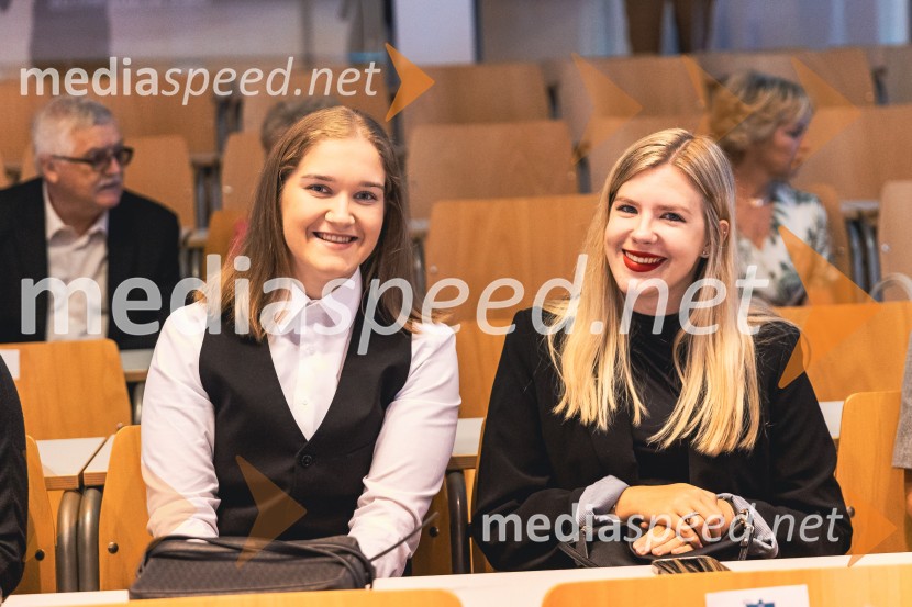  Nuša Urnaut, prejemnica Plakete Leona Štuklja;  Neli Šijanec, prejemnica listine za Naj prostovoljca študentaDan Univerze v Mariboru 2025