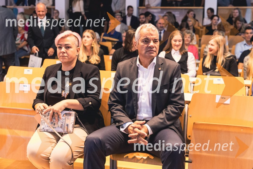 dr. Aida  Kamišalić Latifić,  Fakulteta za elektrotehniko, računalništvo in informatiko, Univerza v Mariboru;  Aleksander Saša Arsenovič, župan, Mestna občina MariborDan Univerze v Mariboru 2025