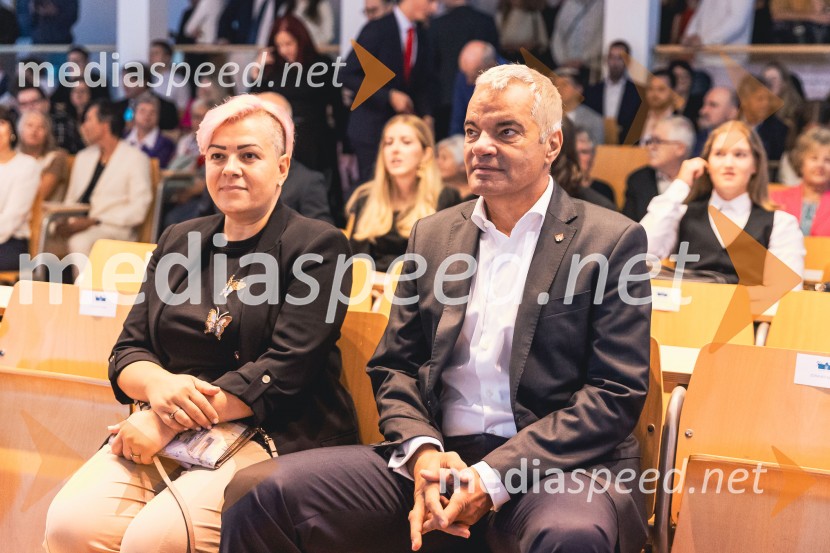 dr. Aida  Kamišalić Latifić,  Fakulteta za elektrotehniko, računalništvo in informatiko, Univerza v Mariboru;  Aleksander Saša Arsenovič, župan, Mestna občina MariborDan Univerze v Mariboru 2025