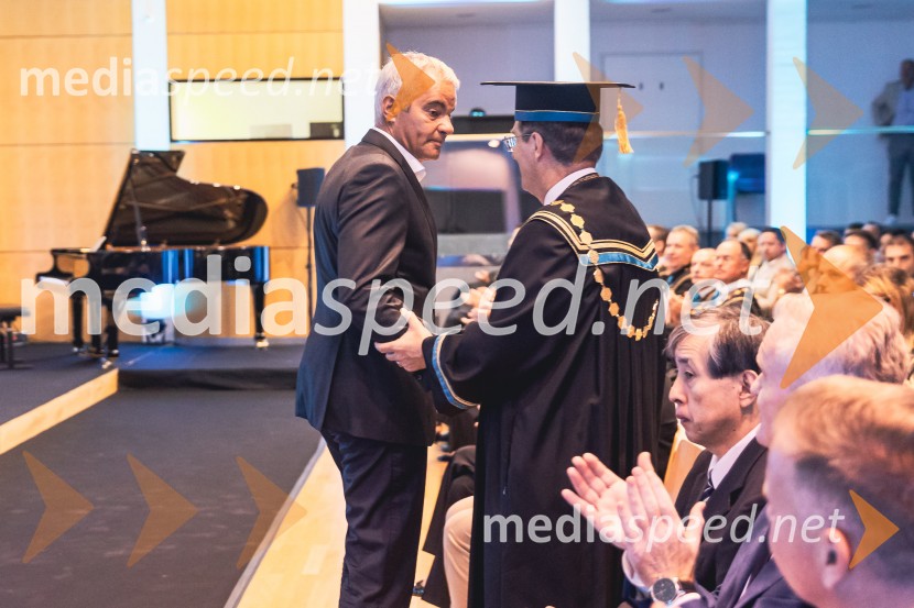  Aleksander Saša Arsenovič, župan, Mestna občina Maribor; prof. dr. Zdravko Kačič, rektor Univerze v MariboruDan Univerze v Mariboru 2025