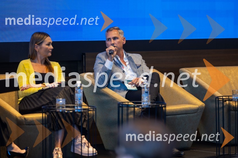  Tatijana Osterc, Philip Morris;  Almir Džamdžić, RecreatePROGRES konferenca 2025