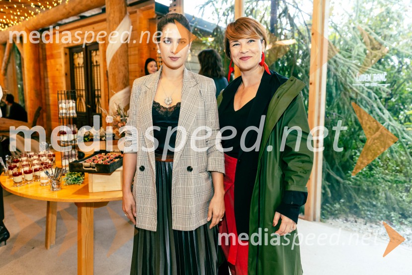  Saša Pavlin Stošić, igralka;  Ula Podojstršek Slana, predstavnica za odnose z javnostmi, PRO PLUS, d.o.o.Predstavitev nove serije Nemirna kri