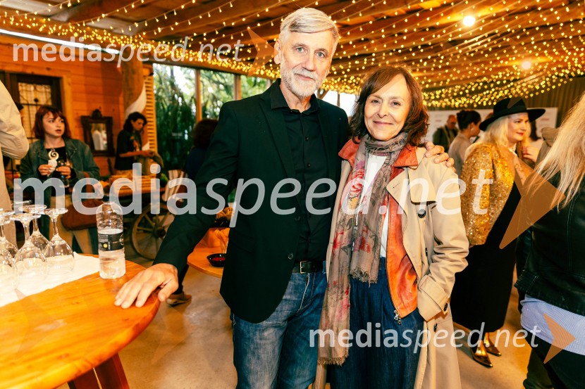  Radoš Bolčina, igralec;  Mirjam Korbar, igralkaPredstavitev nove serije Nemirna kri