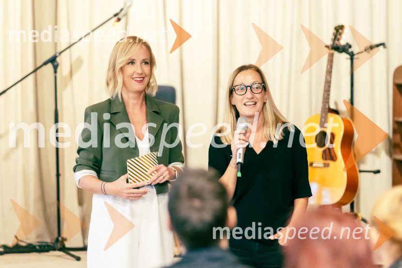  Ota Širca Roš, voditeljica;  Stella Litou, direktorica, PRO PLUS in RTL HrvaškaPredstavitev nove serije Nemirna kri