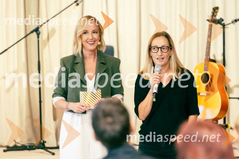  Ota Širca Roš, voditeljica;  Stella Litou, direktorica, PRO PLUS in RTL HrvaškaPredstavitev nove serije Nemirna kri