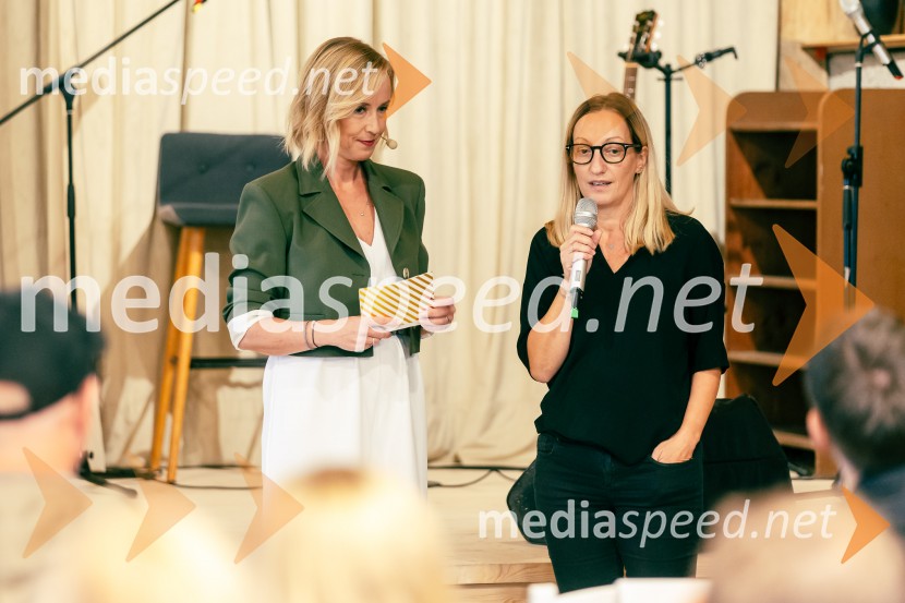  Branka Lepšina , MGL;  Stella Litou, direktorica, PRO PLUS in RTL HrvaškaPredstavitev nove serije Nemirna kri