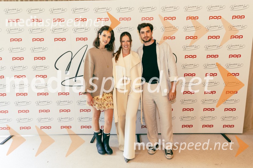  Lea Mihevc, igralka;  Nina Pušlar, pevka;  Svit Stefanija, igralecPredstavitev nove serije Nemirna kri