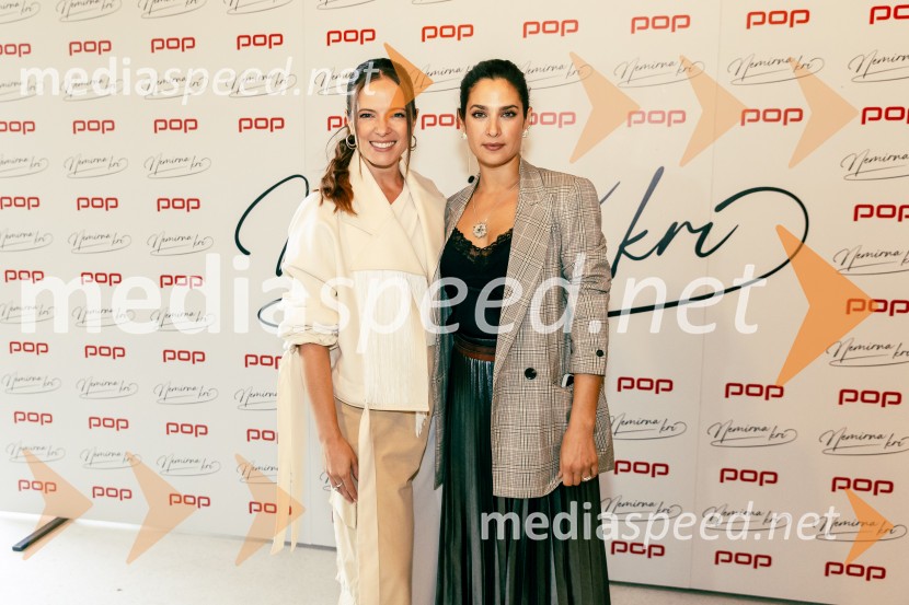  Nina Pušlar, pevka;  Saša Pavlin Stošić, igralkaPredstavitev nove serije Nemirna kri