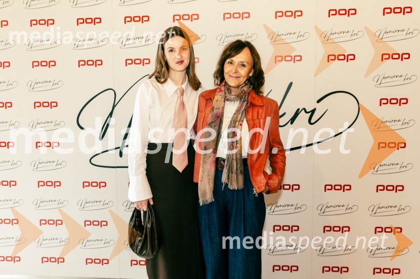  Lucija Harum, igralka, pevka;  Mirjam Korbar, igralkaPredstavitev nove serije Nemirna kri