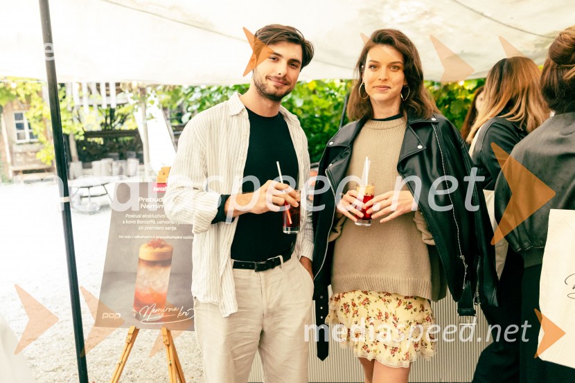  Svit Stefanija, igralec;  Lea Mihevc, igralkaPredstavitev nove serije Nemirna kri