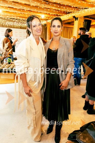  Nina Pušlar, pevka;  Saša Pavlin Stošić, igralkaPredstavitev nove serije Nemirna kri