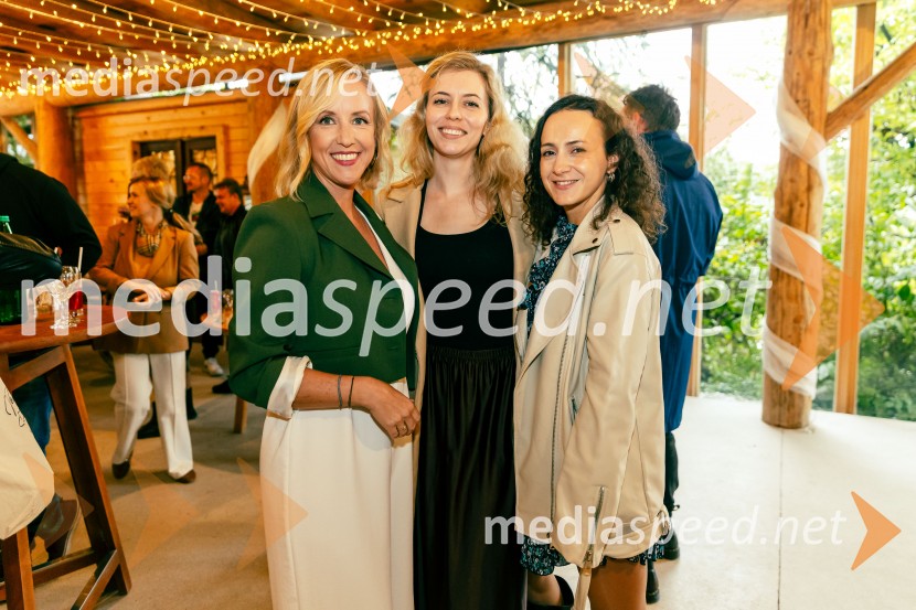  Ota Širca Roš, voditeljica;  ... ;  Laura VnukPredstavitev nove serije Nemirna kri