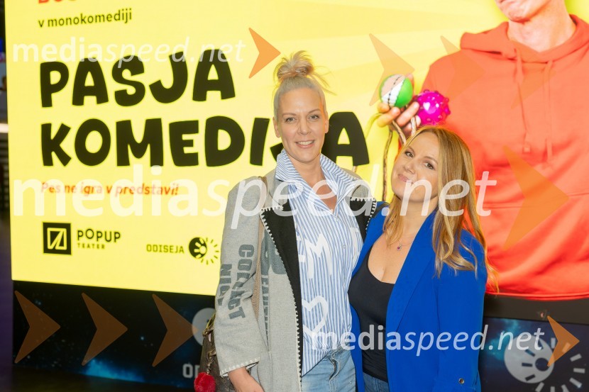  Mateja Naberšnik, maskerka;  Tanja Kocman, stand up komičarkaBoštjan Romih prvič s svojo Pasjo komedijo, premiera