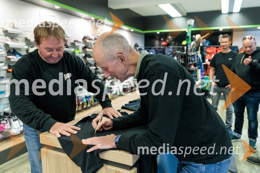  Bojan Križaj, nekdanji smučar;  Ingemar Stenmark, nekdanji alpski smučarIngemar Stenmark in Bojan Križaj ob 80 letnici Elana