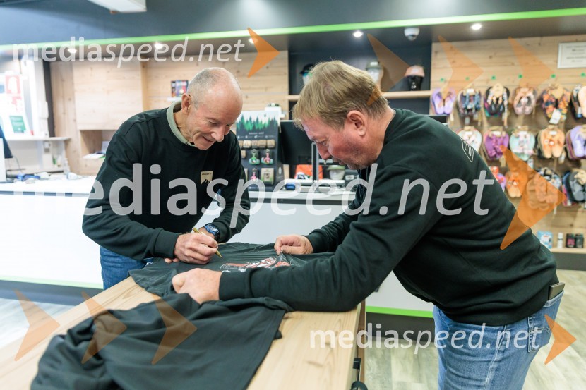  Ingemar Stenmark, nekdanji alpski smučar;  Bojan Križaj, nekdanji smučarIngemar Stenmark in Bojan Križaj ob 80 letnici Elana