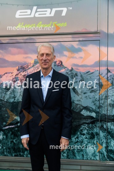  Jeffrey Tirman, glavni izvršni direktor, ElanIngemar Stenmark in Bojan Križaj ob 80 letnici Elana