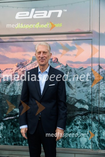  Jeffrey Tirman, glavni izvršni direktor, ElanIngemar Stenmark in Bojan Križaj ob 80 letnici Elana