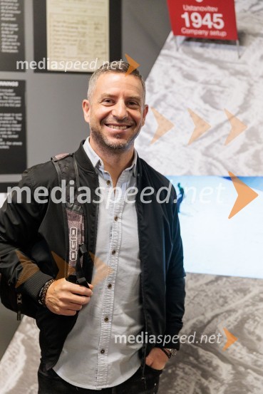  Rene Mlekuž, nekdanji smučarIngemar Stenmark in Bojan Križaj ob 80 letnici Elana