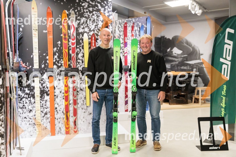  Ingemar Stenmark, nekdanji alpski smučar;  ... Ingemar Stenmark in Bojan Križaj ob 80 letnici Elana