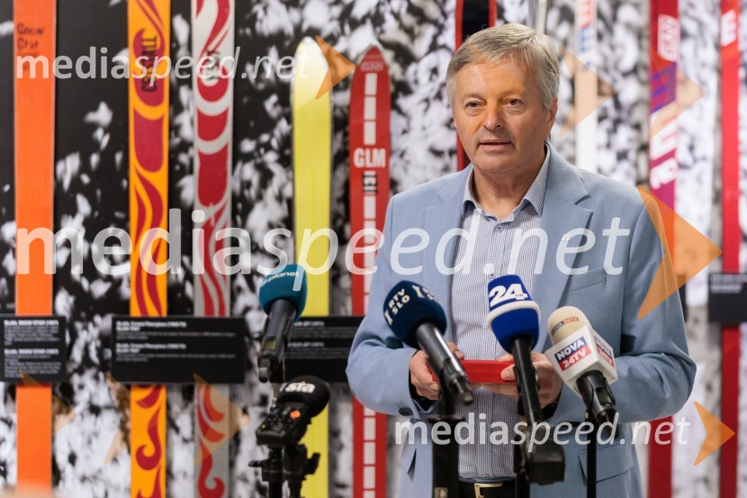  Ciril Globočnik, župan občine RadovljicaIngemar Stenmark in Bojan Križaj ob 80 letnici Elana