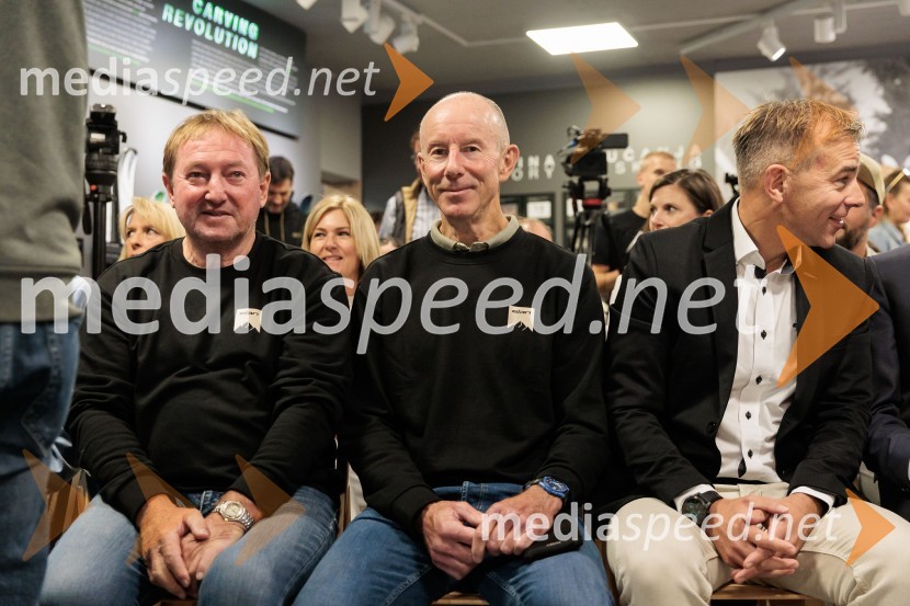  Bojan Križaj, nekdanji smučar;  Ingemar Stenmark, nekdanji alpski smučarIngemar Stenmark in Bojan Križaj ob 80 letnici Elana