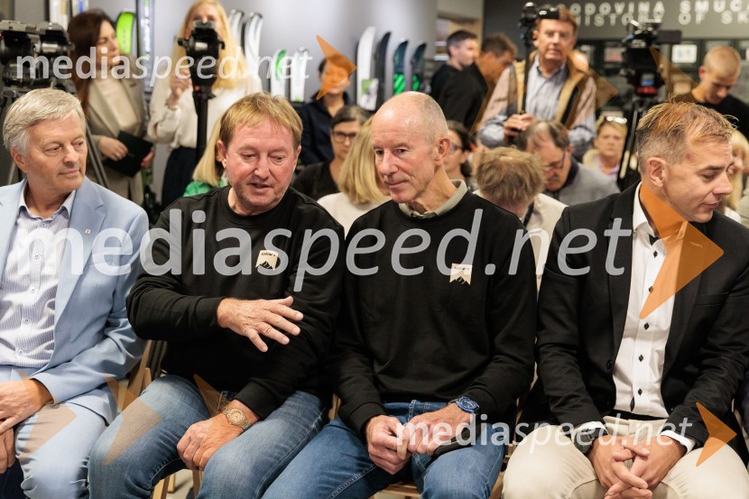  Bojan Križaj, nekdanji smučar;  Ingemar Stenmark, nekdanji alpski smučarIngemar Stenmark in Bojan Križaj ob 80 letnici Elana