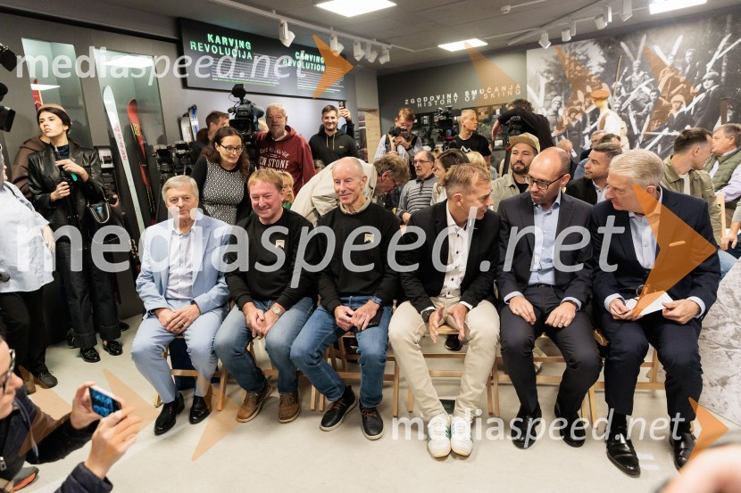  Ciril Globočnik, župan občine Radovljica;  Bojan Križaj, nekdanji smučar;  Ingemar Stenmark, nekdanji alpski smučar;  Leon Korošec, Direktor zimsko-športne divizije, Podpredsednik skupine Elan;  Luka Steiner, predsednik, Smučarska zveza Slovenije;  Jeffrey Tirman, glavni izvršni direktor, ElanIngemar Stenmark in Bojan Križaj ob 80 letnici Elana