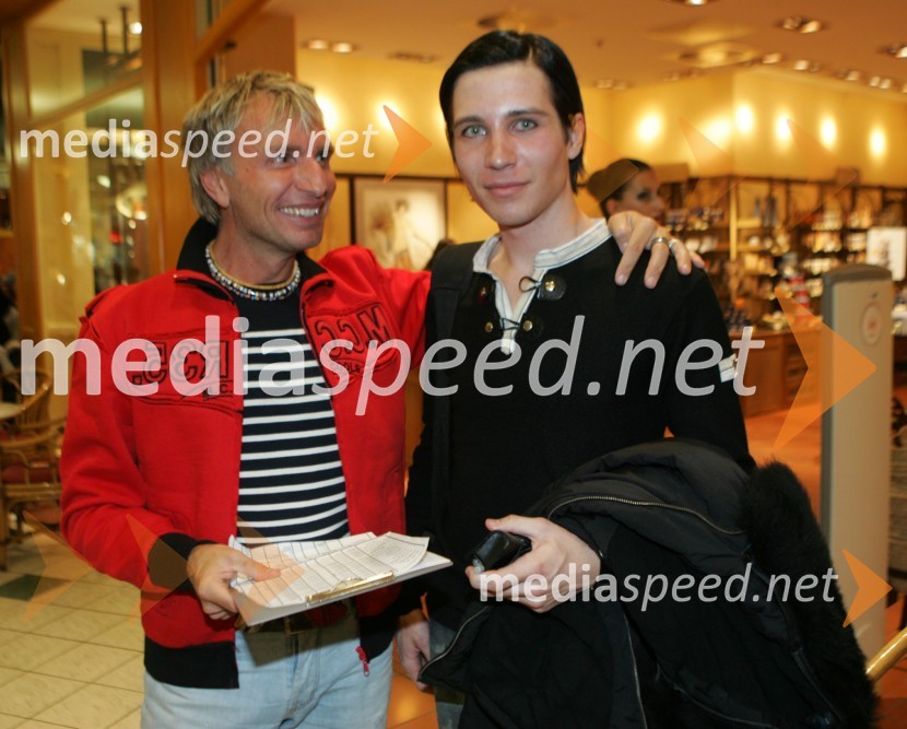 Igor Jelen, lastnik plesnega studia Igen in Beno Brodej, manekenModna revija, Europark Maribor