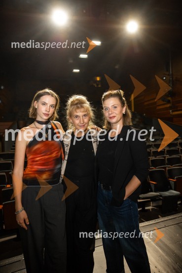  Klara Kuk, igralka, manekenka;  Barbara Hieng Samobor, direktorica in umetniška vodja MGL;  Jana Zupančič, igralkaPremiera drame Osvajalec in podelitev Dnevnikove nagrade Jani Zupančič