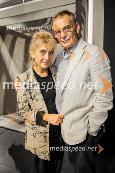  Barbara Hieng Samobor, direktorica in umetniška vodja MGL;   Igor  Samobor, igralecPremiera drame Osvajalec in podelitev Dnevnikove nagrade Jani Zupančič