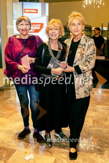  ... ;  Milena  Zupančič, igralka;  Barbara Hieng Samobor, direktorica in umetniška vodja MGLPremiera drame Osvajalec in podelitev Dnevnikove nagrade Jani Zupančič