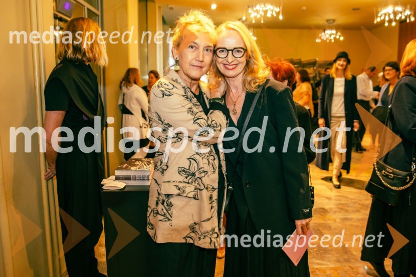  Barbara Hieng Samobor, direktorica in umetniška vodja MGL;  Bernarda Oman, igralkaPremiera drame Osvajalec in podelitev Dnevnikove nagrade Jani Zupančič