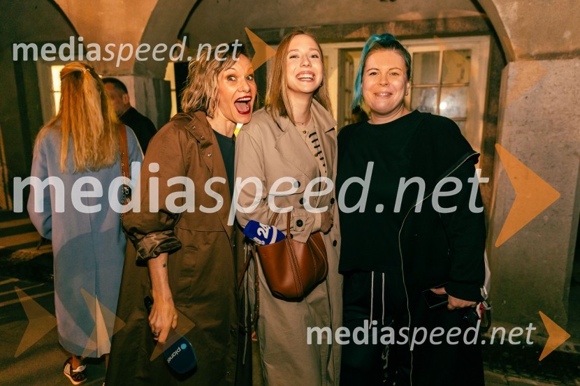  Ana Raščan, voditeljica in novinarka;  Tjaša Železen, novinarka POP TV;  Tanja Divac, novinarkaŽan Serčič - 15 let navdiha