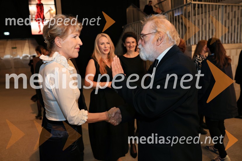  Vesna Jurca Tadel, nekdanja ravnateljica SNG Drama Ljubljana;  ... ;  ... Osvoboditev Skopja, premiera v SNG Drama Ljubljana