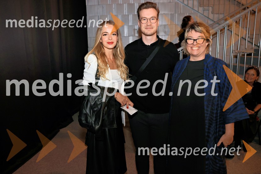  Lara Fortuna, igralka;  Žan Brelih Hatunić, igralec; mag. Ivana Djilas, režiserka, ravnateljica SNG Drama LjubljanaOsvoboditev Skopja, premiera v SNG Drama Ljubljana