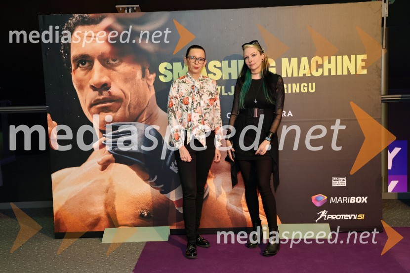  Ksenija Arzenšek, pomočnica direktorja MARIBOX;  Maruša  Šinkovič, BlitzgroupSmashing Machine, ekskluzivna premiera v Mariboxu