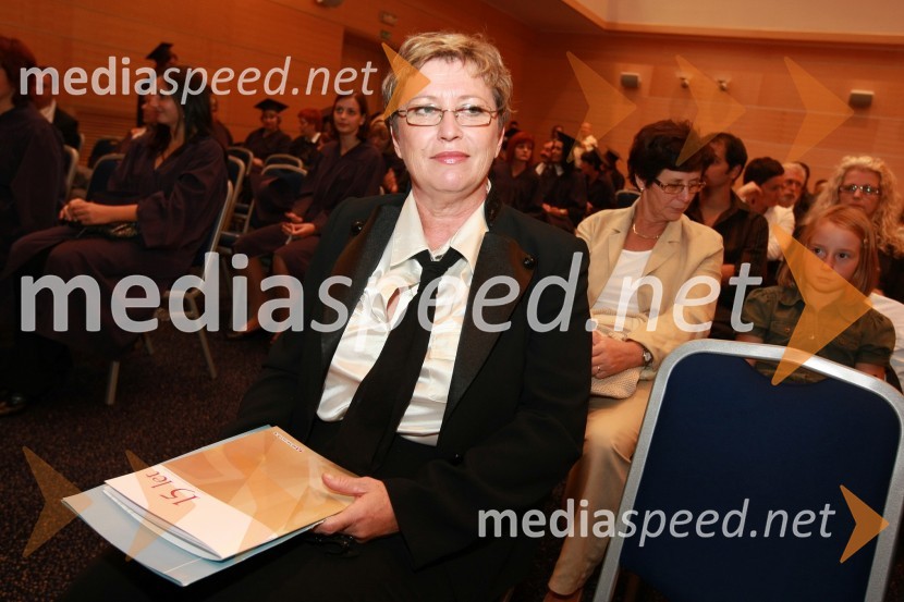 Valentina Plemenitaš, direktorica mariborske območne službe Zavoda Republike Slovenije za zaposlovanje15. obletnica poslovnega sistema Academia in svečana podelitev diplom Višje strokovne šole Academia