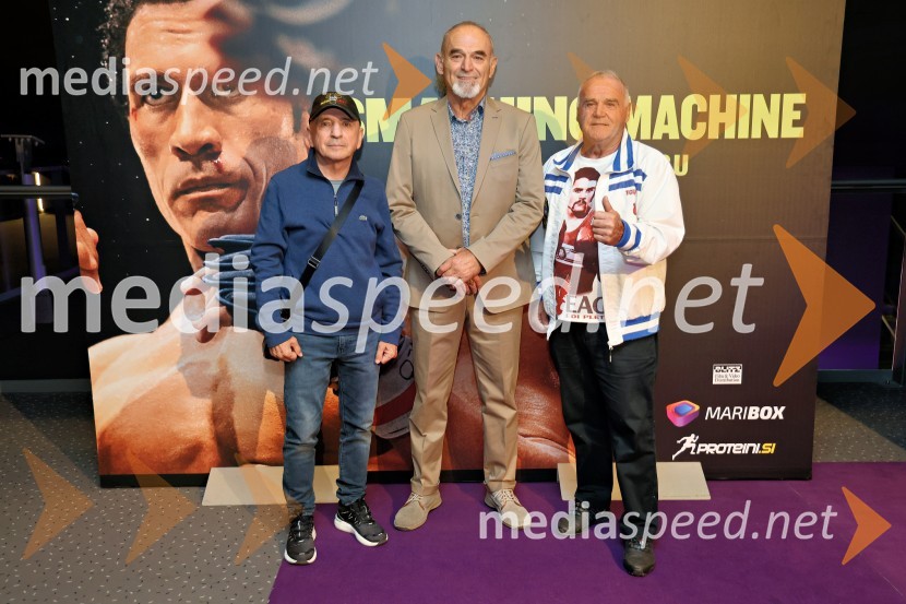  ... ;  Igor Bratož, novinar;  ... ;  Edvard Pleteršek, nekdanji boksar in boksarski trenerSmashing Machine, ekskluzivna premiera v Mariboxu