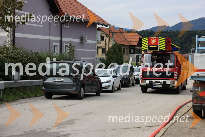 Požar v Rušah, gorelo podjetje ECOM