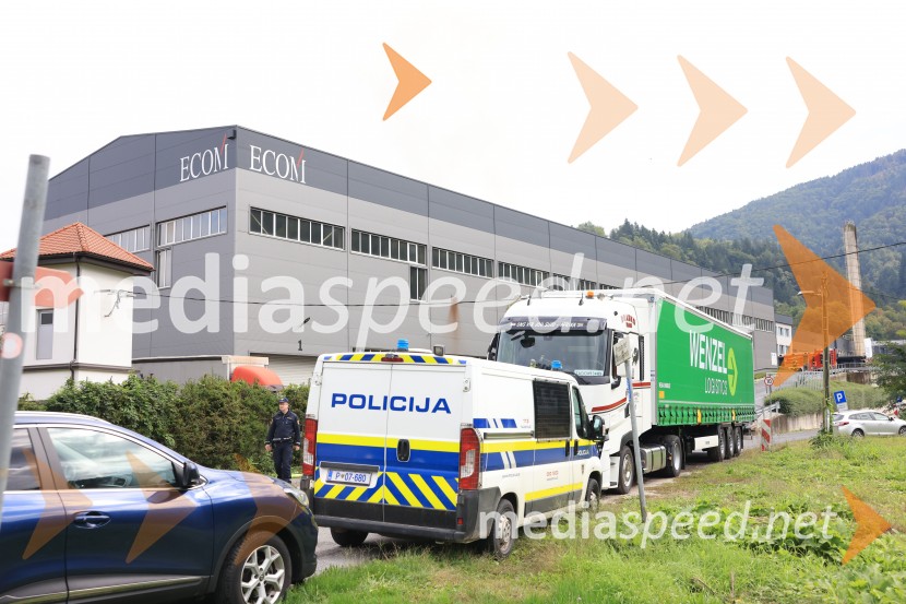 Požar v Rušah, gorelo podjetje ECOM